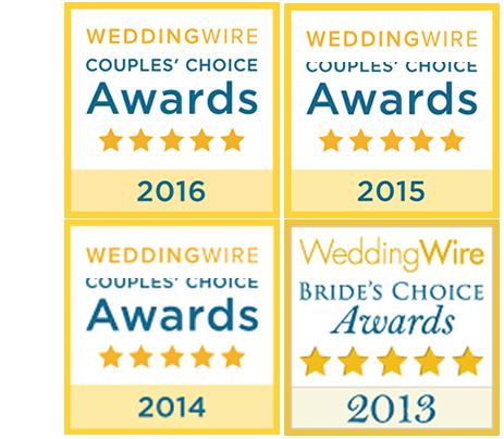 WeddingWire Couples Choice Awards 2013-2016