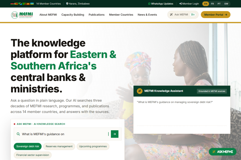 MEFMI: AI-Powered Knowledge Platform
